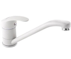 Смеситель для кухни Interline Prima, однорычажный, белый (PRIMA WHITE)
