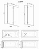Шторка для ванни Radaway Carena PND 130 L, ліва, 150x130 (202201-101L)