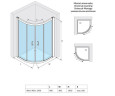 Душевая кабина Excellent Seria 600, 90x90 (KAAC.1901.900)