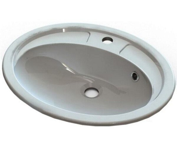Умивальник врізний Fancy Marble Bianca Bowl, 53 (2105101)