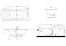 Ванна акрилова Villeroy&Boch Loop&Friends Oval, 190х90 (UBA199LFO2V-01)