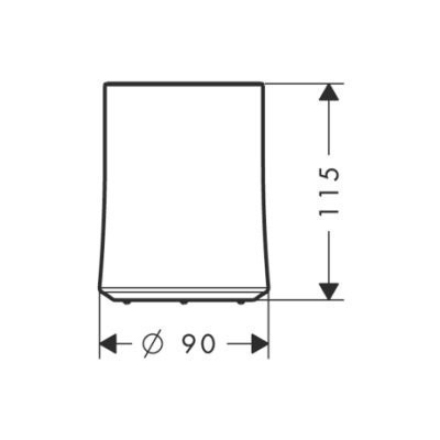 Склянка для зубних щіток Axor Bouroullec (42634000)