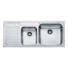 Кухонная мойка стальная Franke GAX 621, 116x50 (101.0017.504)