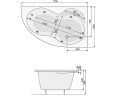 Ванна акриловая Pool Spa Mistral, правая, 170x105 (PWA4T10ZN000000)