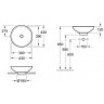 Умивальник накладний Villeroy&Boch Loop&Friends, 43 (51440001)
