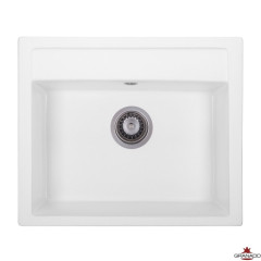 Кухонная мойка гранитная Granado Lerida, 56x51, белый (LERIDA-0405)