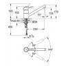 Смеситель для кухни Grohe Concetto, однорычажный, хром (32659001)