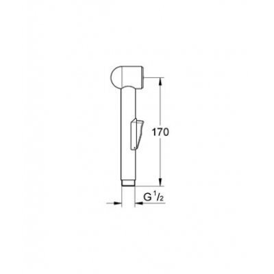 Гігієнічний душ Grohe Trigger Spray (28343000)