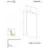 Шторка для ванни Radaway Classic PNJ 80, 140x80 (211080-001)