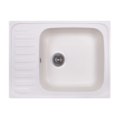 Кухонная мойка гранитная Cosh, 63x48, белый (COSH6449K203)