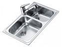 Кухонная мойка стальная Teka Classic, 80x50 (11119055)