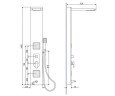 Душевая панель Excellent Glas (ARAC.GR8401)