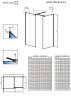 Душевая стенка Radaway Walk-In Modo New Black III 130 (389134-54-01)