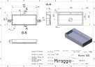 Умывальник MARES 800 MIRASOFT