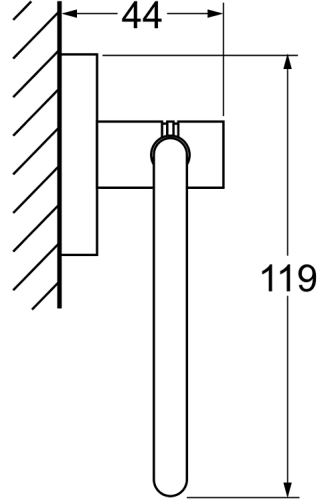 Тримач для туалетного паперу Grohe Essentials (40689001)