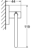 Тримач для туалетного паперу Grohe Essentials (40689001)
