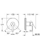 Змішувач для душу Grohe Lineare New, одноважільний, хром (24063001)