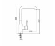 Смеситель для кухни Interline Loft New Terra, однорычажный, бежевый (LOFT NEW TERRA)