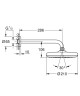 Верхний душ Grohe Tempesta (26411000)