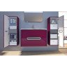 Тумба с умывальником Juventa Prato, 75 (PR-75BORDO)