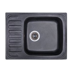 Кухонная мойка гранитная Cosh, 63x48, черный (COSH6449K420)