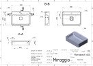 Умывальник MARRAKESH 600 MIRASOFT