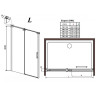 Душевые двери Radaway Espera DWJ 120L, левые (380112-01L)
