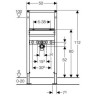 Инсталляция для умывальника Geberit Duofix (111.434.00.1)