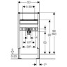 Инсталляция для умывальника Geberit Duofix (111.490.00.1)