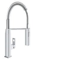 Змішувач для кухні Grohe Eurocube, одноважільний, хром (31395000)