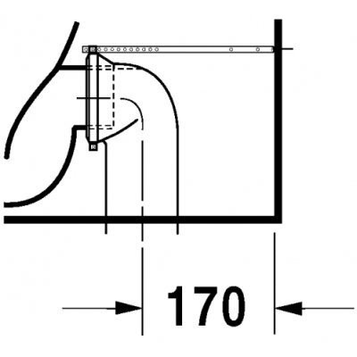 Унитаз напольный Duravit Vero (2116090000)