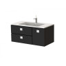Тумба с умывальником Botticelli Rimin, 100 (RM-100 BLK)