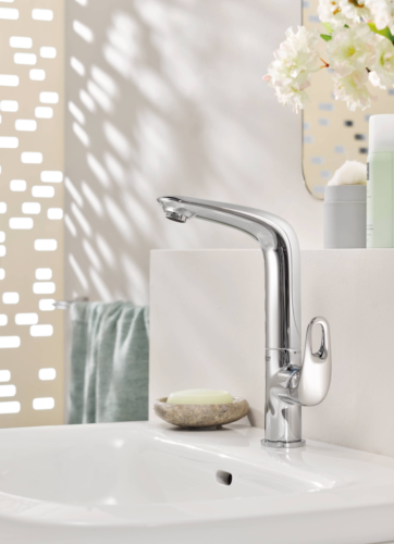 Cмеситель для умывальника Grohe Eurostyle, однорычажный, хром (23569003)