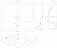 Умивальник підвісний Kolo Nova Pro, 50 (M31156000)