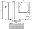 Душова кабіна Radaway Torrenta KDJ, права, 90x80 (32249-01-01NR)