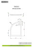Душевой поддон Radaway Tasos E, 100x80 (STE1086-30R)