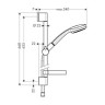 Душовий гарнітур Hansgrohe Croma 100 (27717000)