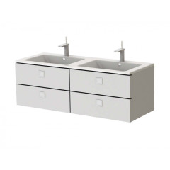 Тумба з умивальником Botticelli Rimin, 130 (RM-130D WHT)