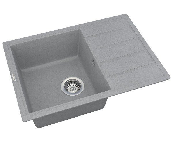 Кухонная мойка гранитная Vankor Orman, 61x49, серый (ORMAN OMP 02.61 GRAY)