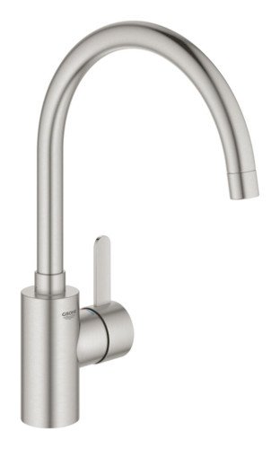 Змішувач для кухні Grohe Eurosmart Cosmopolitan, одноважільний, сріблястий (32843DC2)
