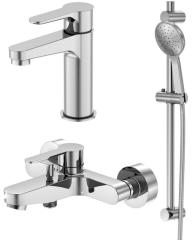 Комплект змішувачів 3 в 1 Steinberg Triple Two 222, хром (222 1111)