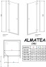 Душові двері Radaway Almatea DWJ 90R, праві (31102-01-01N)