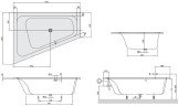 Ванна акриловая Villeroy&Boch Loop&Friends Square, 175х135 (UBA175LFS9LIV-01)