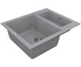 Кухонная мойка гранитная Vankor Orman, 61x49, серый (ORMAN OMP 03.61 GRAY)