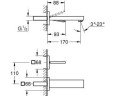 Cмеситель для умывальника Grohe Euroсube, джойстик, хром (19997000)