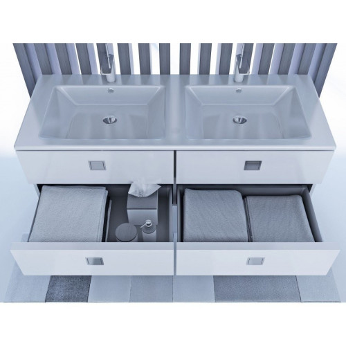 Тумба с умывальником Botticelli Rimin, 130 (RM-130D BLK)