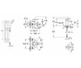 Комплект змішувачів 4 в 1 Grohe BauLoop, хром (UA123225K0)