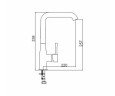 Смеситель для кухни Interline Loft New Old White, однорычажный, хром (LOFT NEW OLD WHITE)