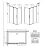 Душевые двери Radaway Espera KDJ 120R правые (380132-01R)