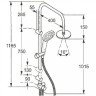Душевая система Kludi Dual Shower System (6609105-00)